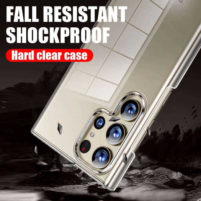 Adecuado para Samsung Galaxy S24 S25 S23 ultra S24 FE Plus S25Edge funda protectora transparente todo incluido para teléfono - imagen 3