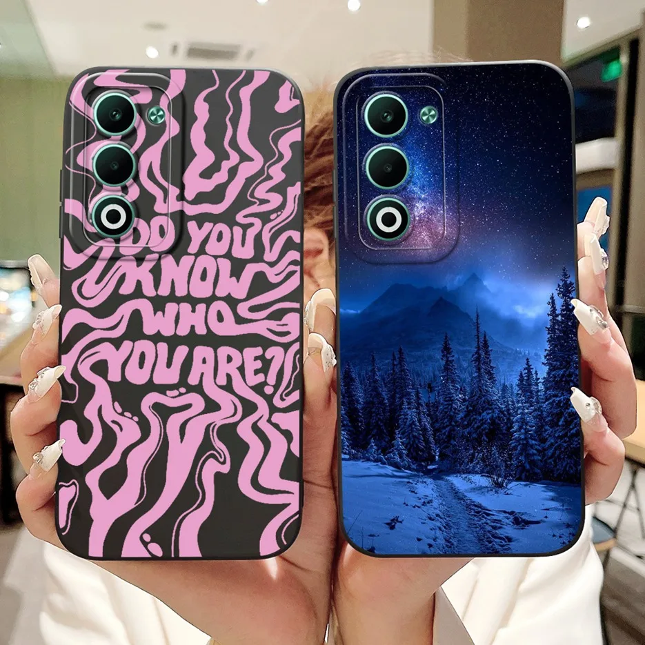 Para Oppo A5 5G funda CPH2735 arte de lujo pintado funda de silicona suave mate funda de teléfono para OppoA5 Oppo A5 Pro A5Pro 5G CPH2695 bolsas - imagen 4