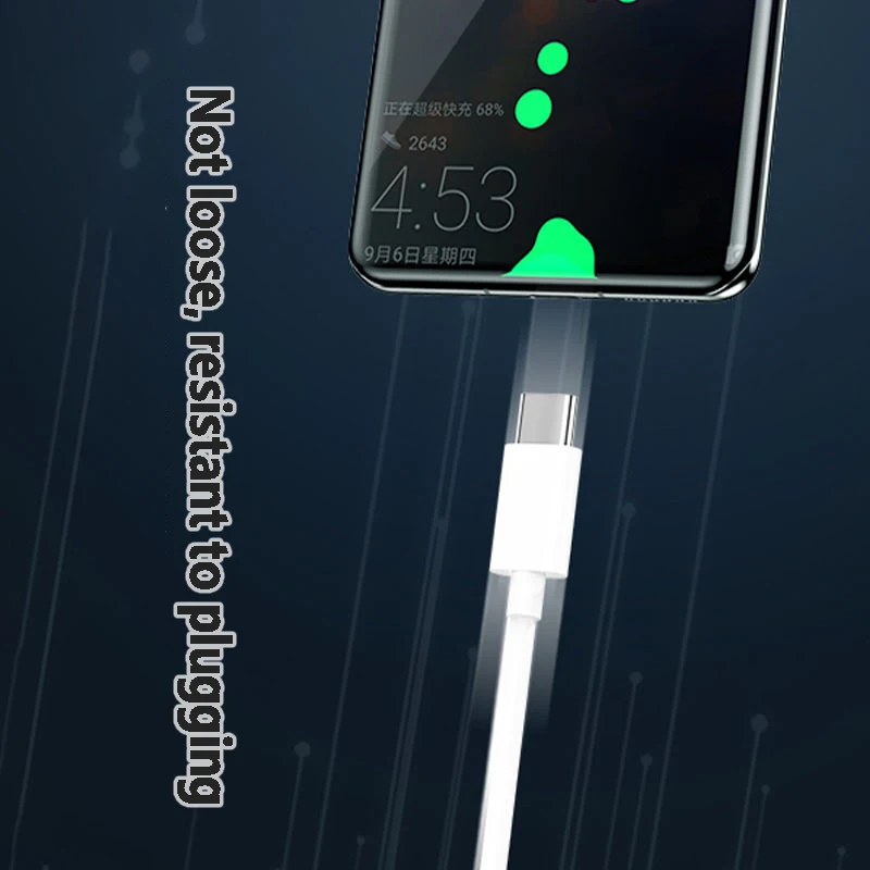 Cable USB - C A C de 100W PD 4.0 3.0 para Samsung Galaxy a52s s20fe S23 sobre Huawei p60 50 40 30 mate 40 30 x iPad pro Xiaomi poco x3 pro redmi K50 40 60 cable de carga rápida C - imagen 5