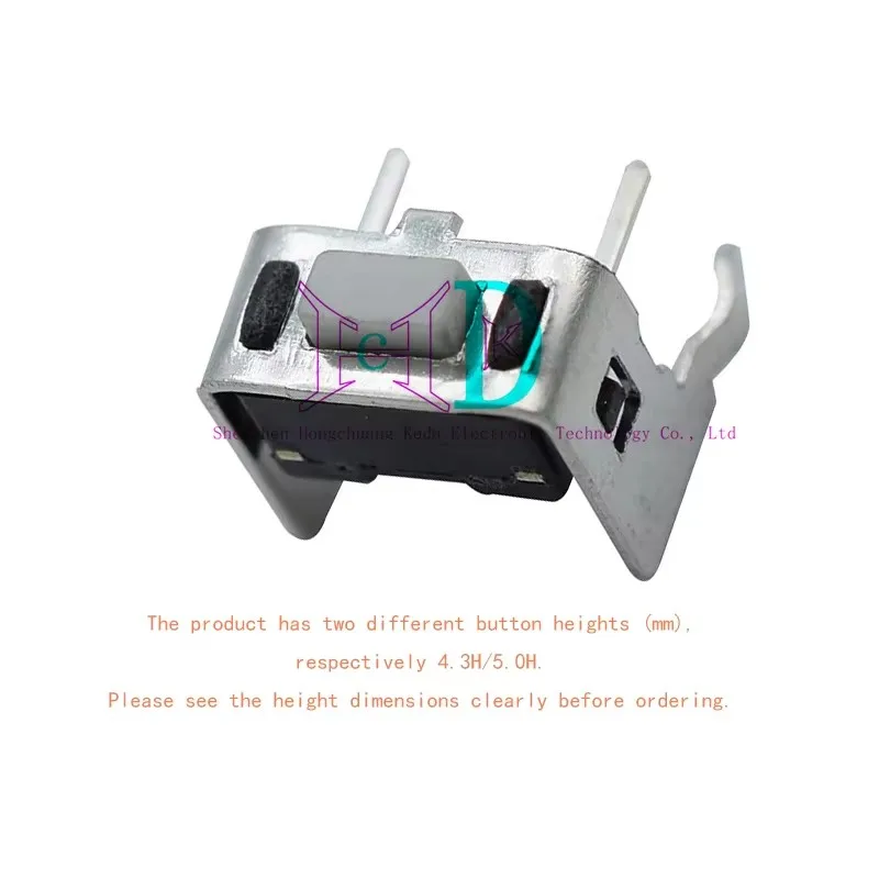 10 Uds interruptor táctil botón de silicona Micro interruptor 3*4*2mm 3x6x4,3mm 2 pines 3x6x2,5mm 4*4*1,5mm SMD 4 pies - imagen 3