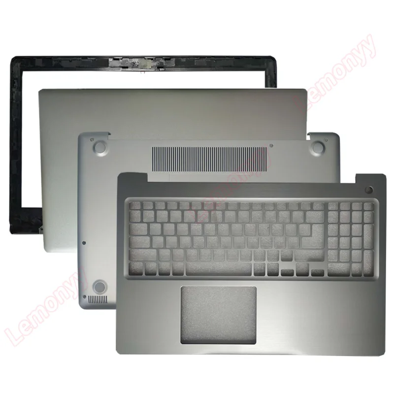 Nuevo para DELL INSPIRON 15 5000 5570 5575 0N4HXY 06R87D 0GPY6Y cubierta trasera LCD para portátil/bisel frontal/reposamanos superior/funda inferior
