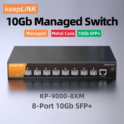 Switch Gestionado SFP+ 8 Puertos 10Gb – Montaje en Rack Gigabit