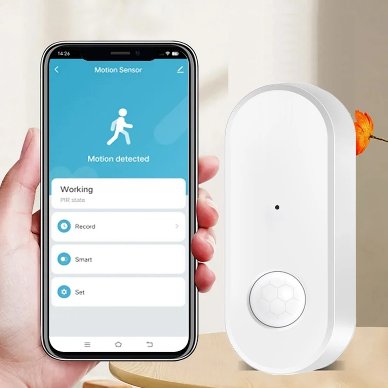 Tuya-Sensor infrarrojo PIR WiFi, Detector de movimiento humano, dispositivos antirrobo de seguridad para el hogar, aplicación Smart Life, funciona con Alexa y Google Home - imagen 4