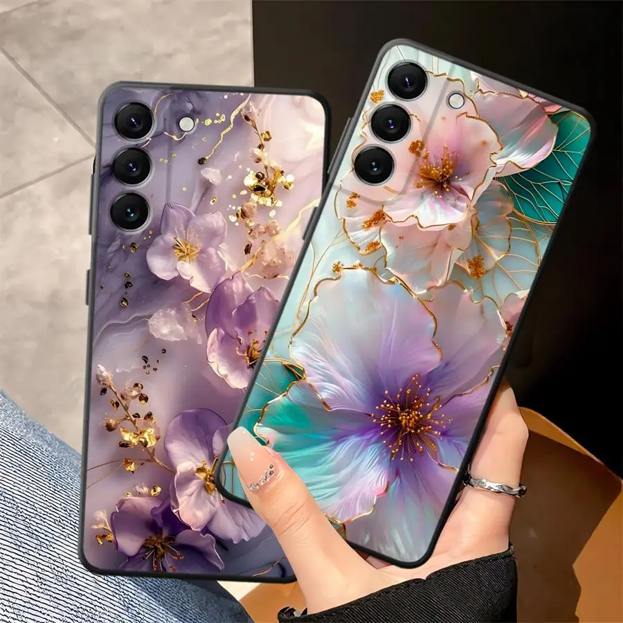 Funda de Mármol Colorida para Samsung Galaxy A22 A23 A55 A41 A26 A72 A24 A32 A52 A36 A73 A51 A25 A71 A53 A35