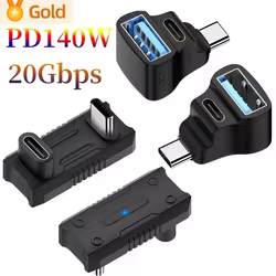 Adaptador USB-C Ángulo Recto 140W Steam Deck / ASUS ROG Ally