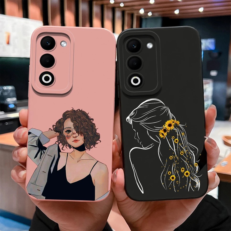 Para Oppo A5 5G CPH2735 funda de teléfono moda bonita mariposa suave cubierta protectora trasera de silicona líquida para Oppo A 5 Shell - imagen 3