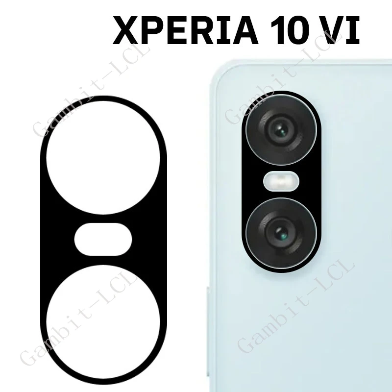 Sony Xperia 1 VI Protector Lente Cámara 3D Vidrio Templado - imagen 3
