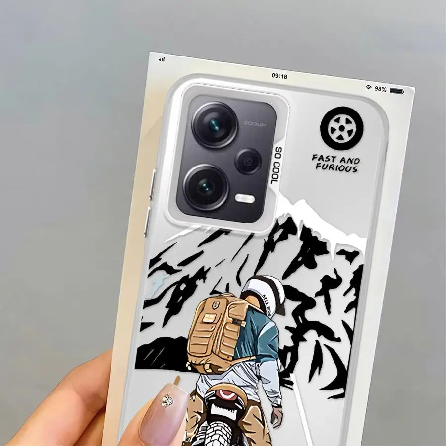 Funda blanda para Xiaomi Redmi Note 12 13 14 Pro Plus 11s 10 11 Pro 10s locomotora masculina de moda - imagen 4