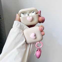 Funda Silicona AirPods – Corazón 3D Amor Antigolpes Sonrisa