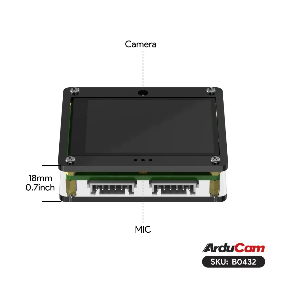 Pico4ML-Pro TinyML Plug-n-Play RP2040 Dev Kit, adaptador de cámara SPI múltiple - imagen 3