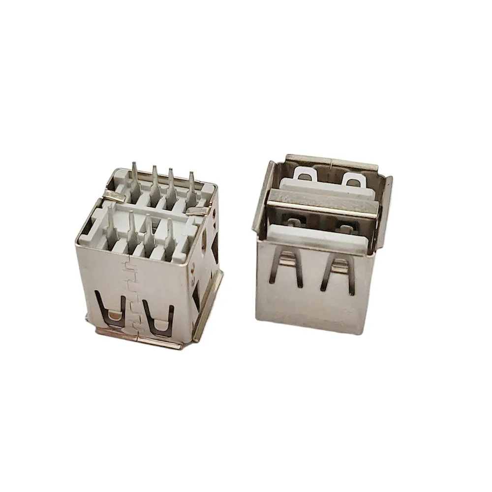 Conector USB Tipo A Hembra 90 grados - Montaje vertical para PCB - imagen 5