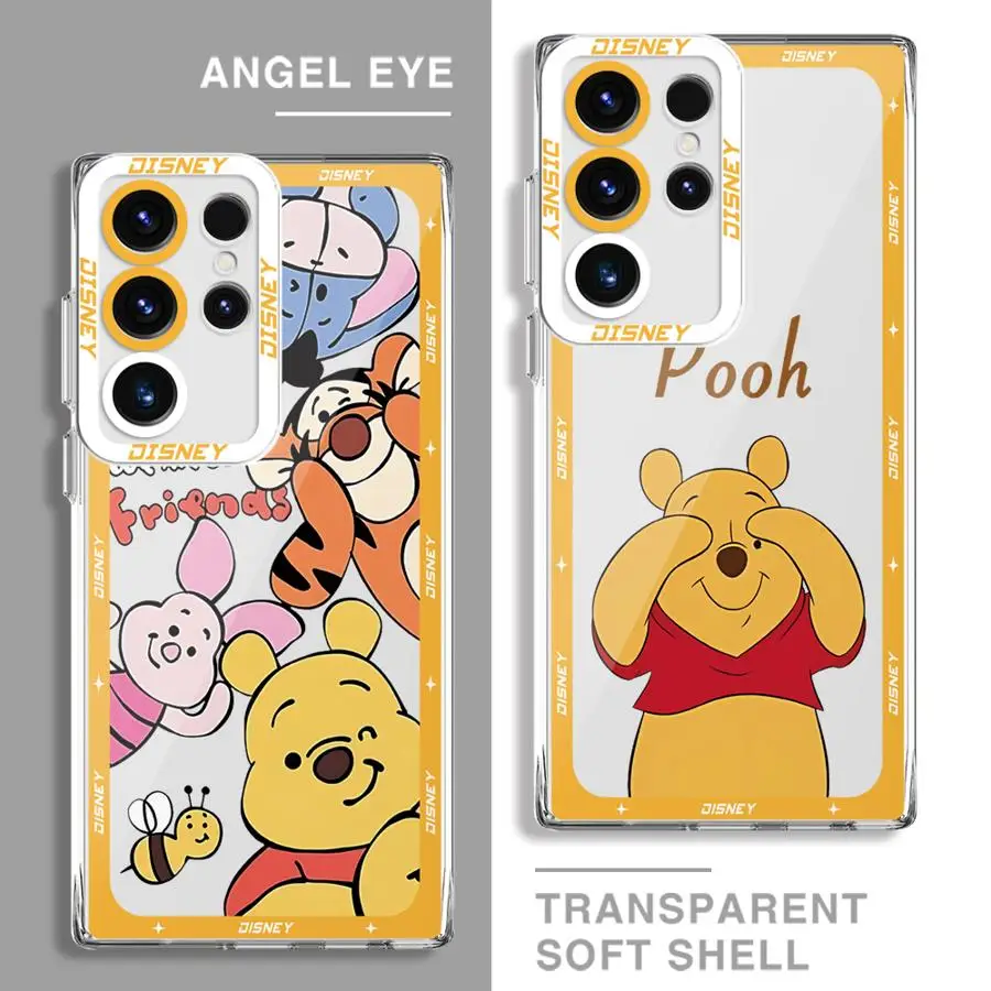 Disney Winnie Pooh funda de teléfono para Galaxy note 20 20Ultra, S21, S23, S22, S20, S24 Plus, S20, S23, S22, S21, S24, S23 Ultra, S20, S23, S21 FE