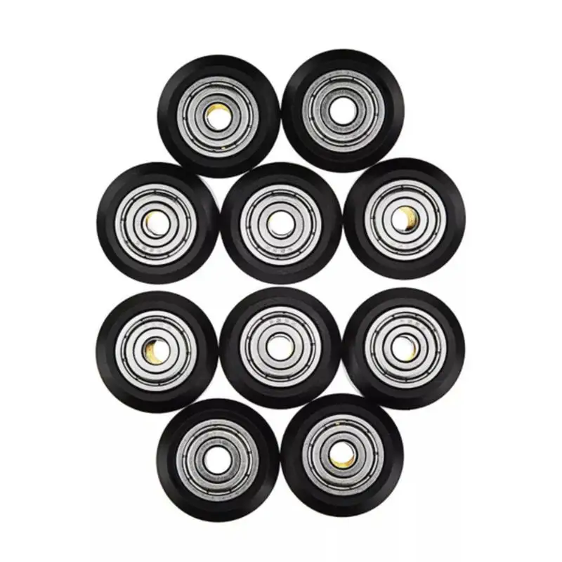 ✈ Rueda pequeña grande POM de plástico CNC con rodamiento tensor, polea Perlin de perfil de aluminio con ranura en V para impresora 3D Ender3 V2 - imagen 2