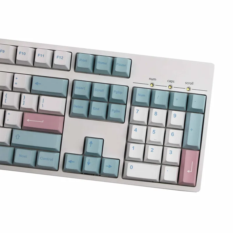 GMK 140 teclas Noel Keycaps PBT Dye Subbed Key Caps Cherry Profile Keycap con 2.25U 2.75U 3U 7U Barra espaciadora ISO Enter - imagen 4