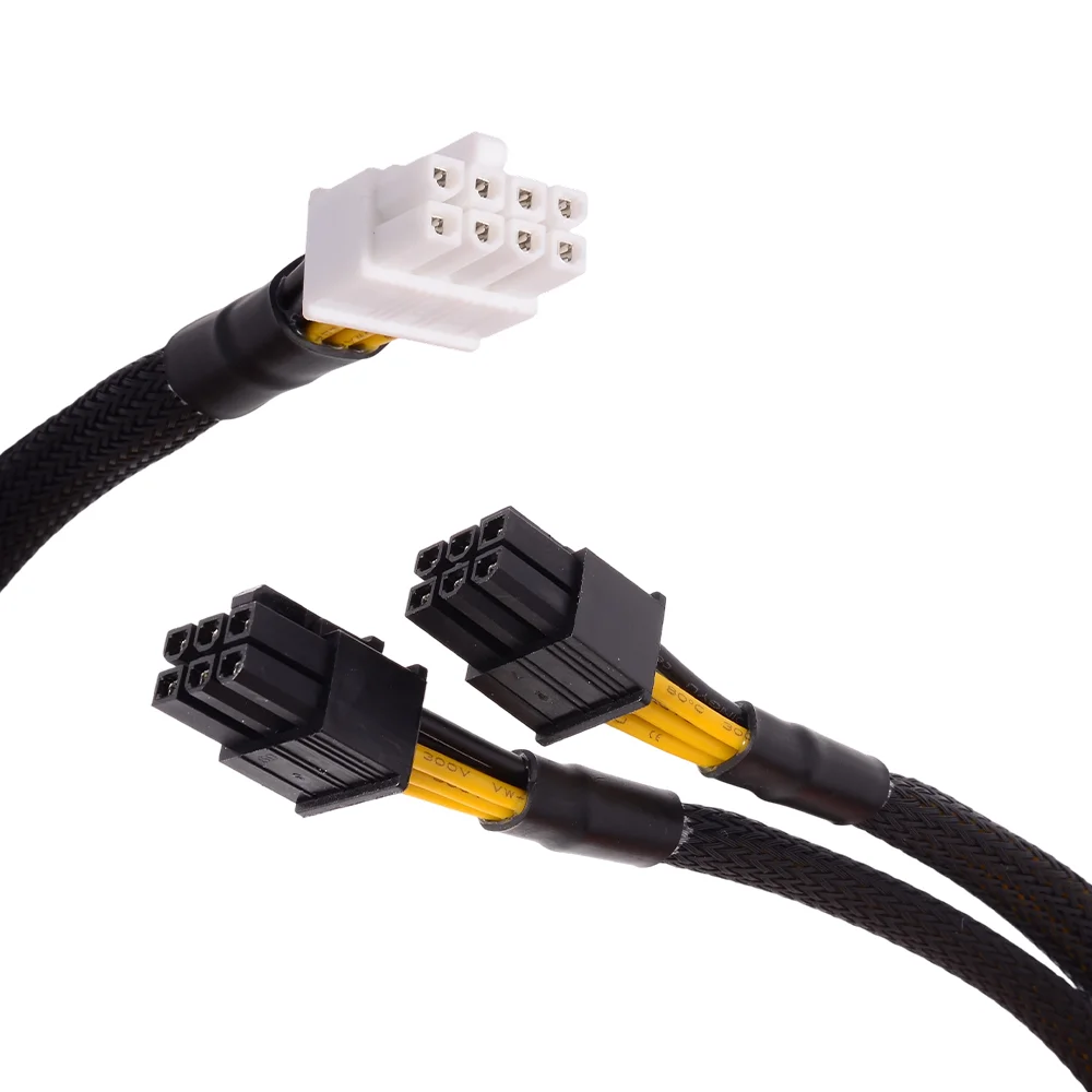 2025 nuevo Cable de alimentación de tarjeta gráfica GPU de 8 pines a doble 6 pines para servidores Huawei 5885H 2285 2288 V2 V5 V3 - imagen 3