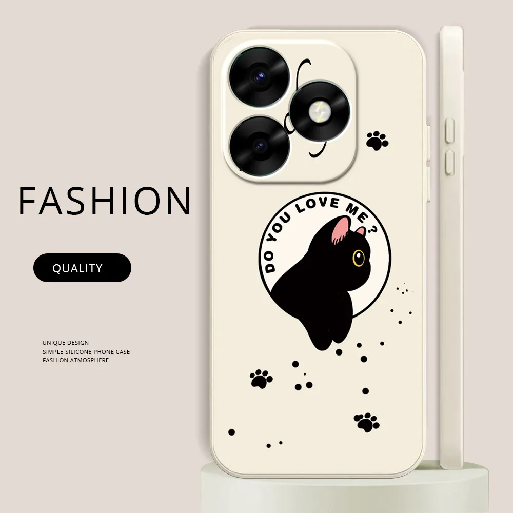 Funda de teléfono para Itel S23 Plus S23 + A70 Itel A60S A60, carcasa trasera a prueba de golpes, silicona suave TPU, carcasa de dibujos animados de lujo a la moda - imagen 5