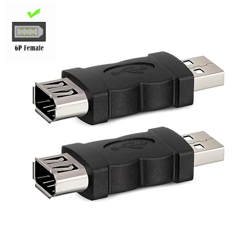 Adaptador USB a 1394 de 6 pines Adaptador USB a Firewire hembra de 6 pines USB a 1394 para cámaras, impresoras y cámaras digitales - imagen 3