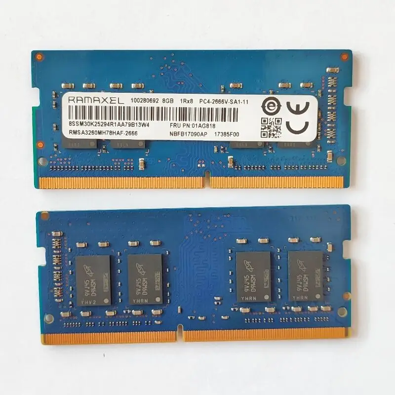 RAMAXEL RAMS DDR4 8GB 2666MHz memoria para ordenador portátil ddr4 8gb 1RX8 PC4-2666V-SA1-11 memoria para portátil SODIMM 1,2 V 260PIN - imagen 3