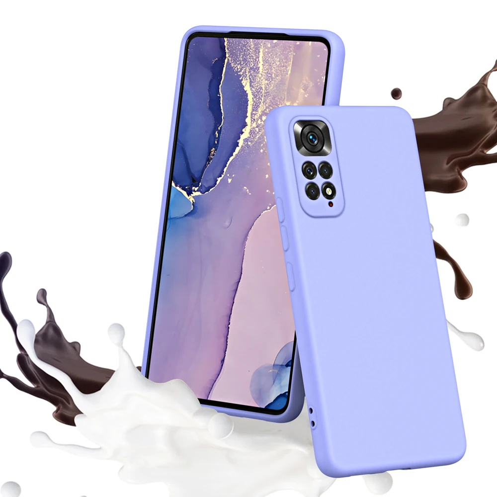 Funda de silicona líquida para Xiaomi Redmi Note 11 Pro 12 Pro 4G 5G 11s Note11 S 11pro 2022 fundas globales a prueba de golpes - imagen 5