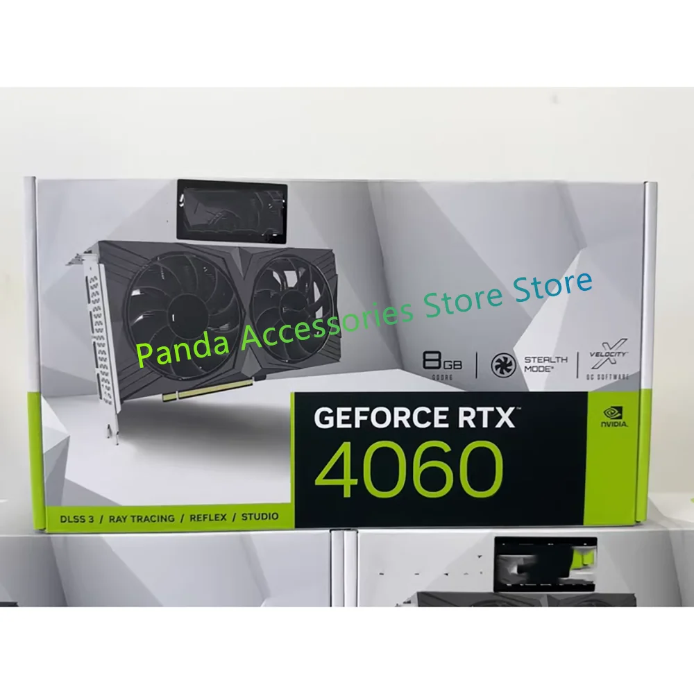 GEFORCE RTX4060 8G para PNY RTX4060 8G VERTO DUAL FAN Control tarjeta gráfica independiente de escritorio - imagen 4