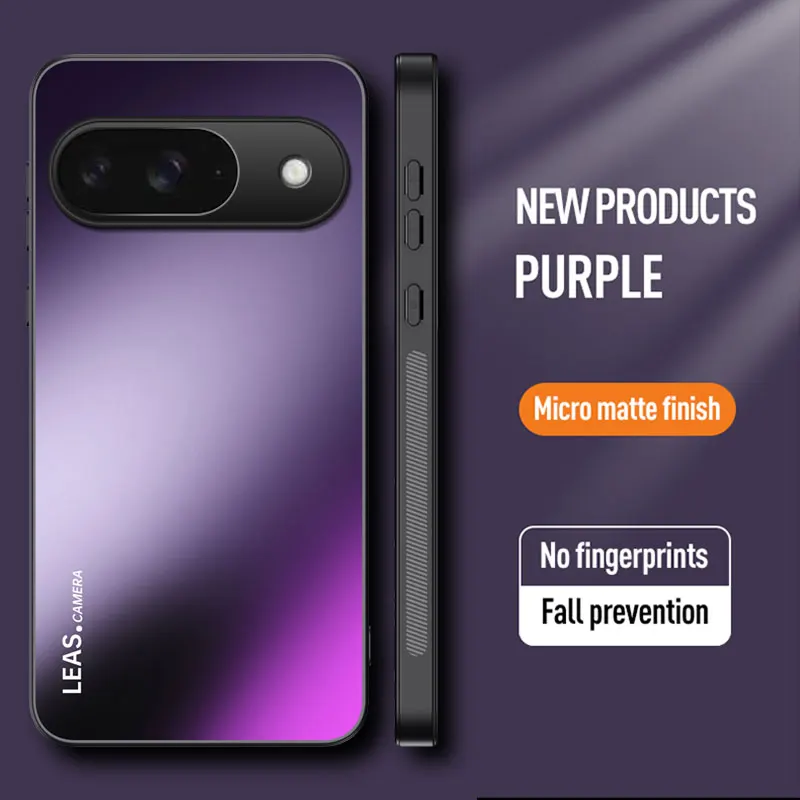 Para Google Pixel 9 Pro XL funda dura de PC AG mate funda protectora trasera para Pixel 9 8 7 6 Pro 9A 8A 7A 6A carcasa completa