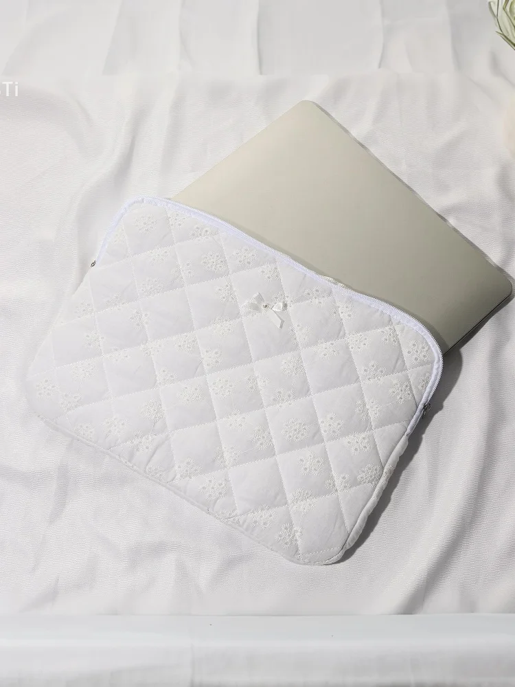 Lindo bolso para portátil Bowknot 11 13 14 pulgadas; Bolsa para portátil a prueba de golpes para iPad Macbook - imagen 3