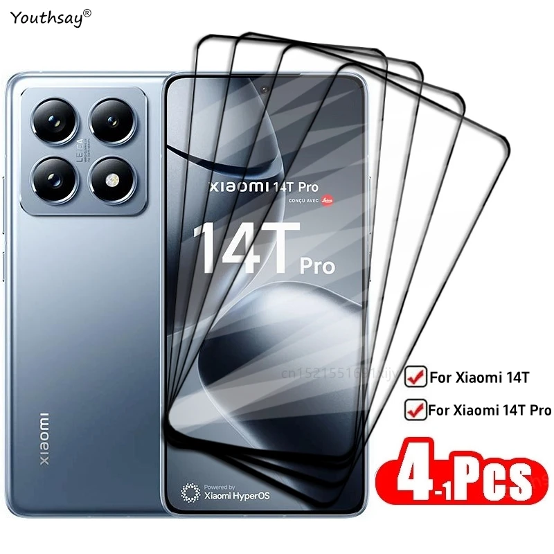 For Xiaomi 14T Full Cover Tempered Glass Xiaomi 14T Pro Screen Protector HD Screen Glass Ptotective Phone Film For Xiaomi 14T - imagen 2