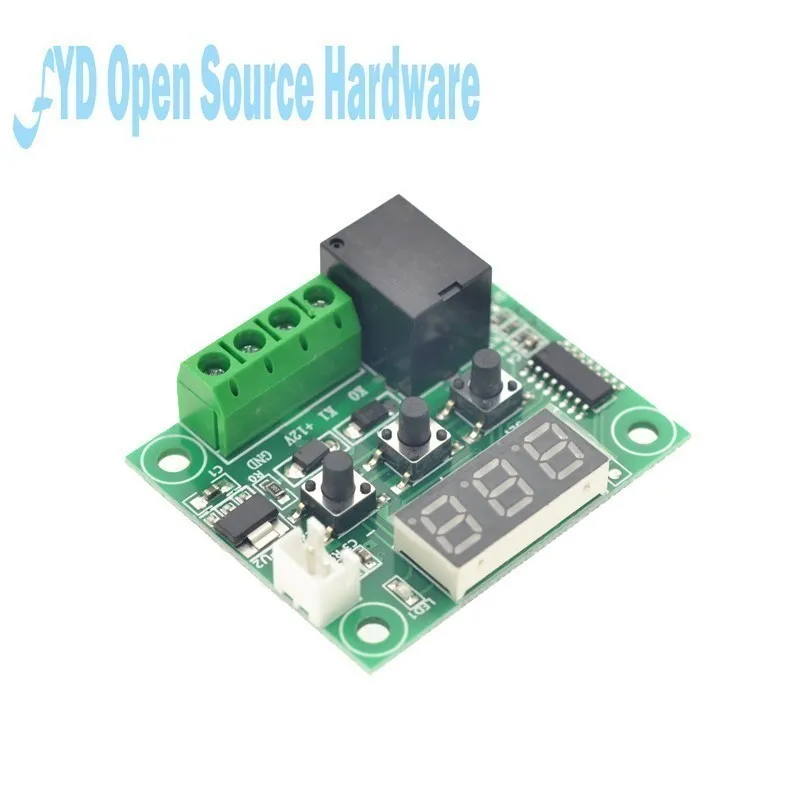 Interruptor de Control de incubación, minitermostato, controlador de temperatura, 1 piezas, W1209 - imagen 3