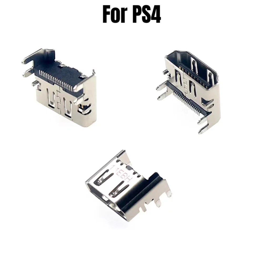 5 unids/set de repuesto compatible con HDMI, conector de interfaz de puerto, pieza de reparación Compatible con consola PS4