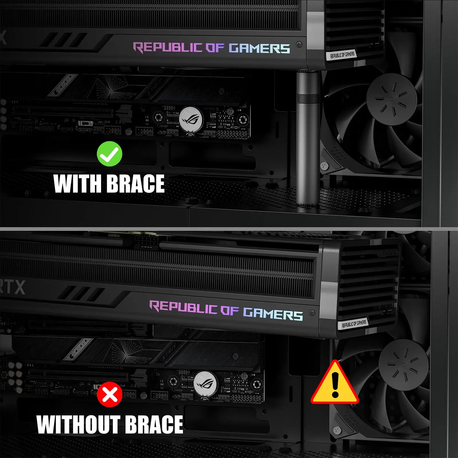 Soporte para tarjeta gráfica, soporte GPU Mini/Plus, tarjeta de vídeo Universal, soporte para tarjeta gráfica VGA, accesorios para funda de PC de escritorio - imagen 4