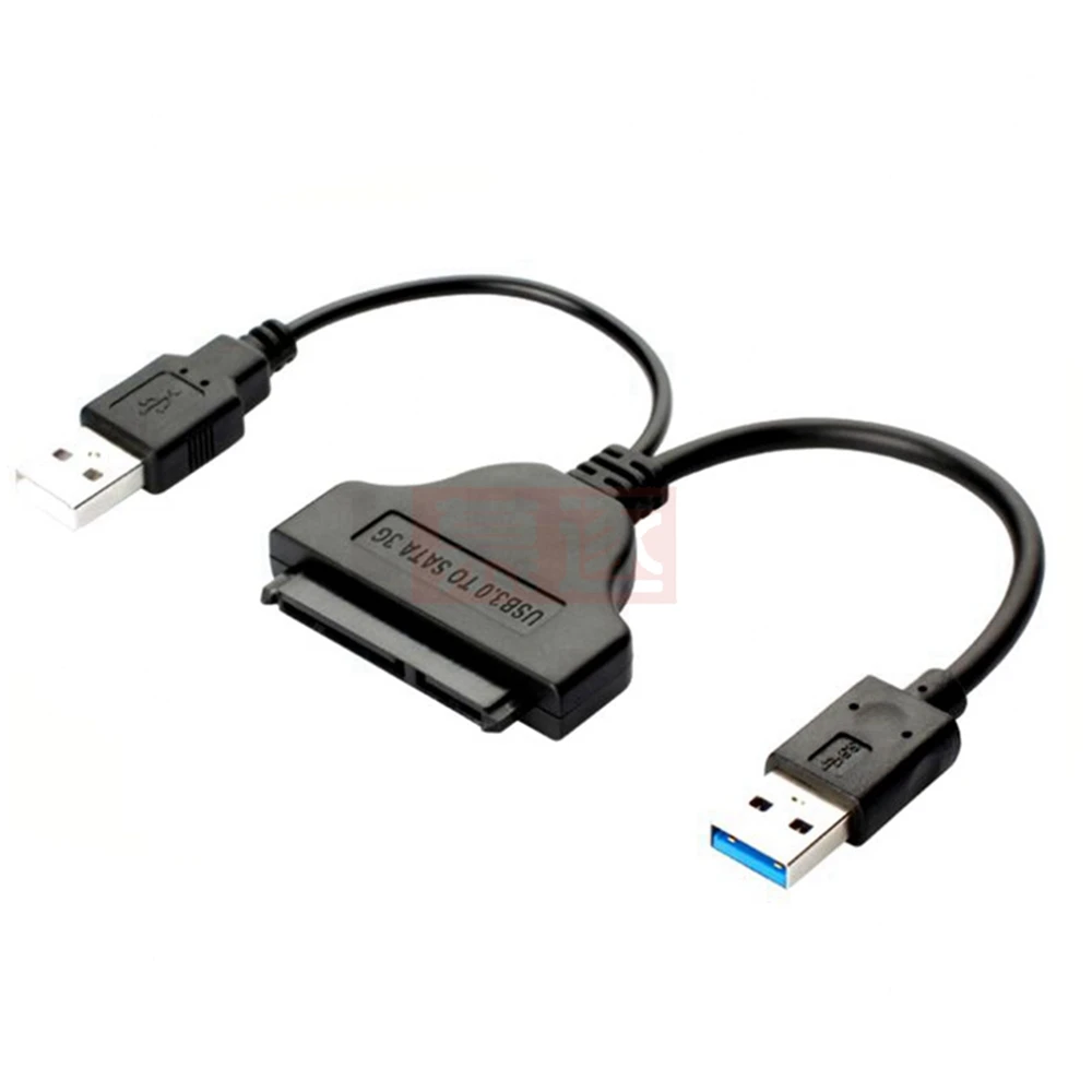 Cable adaptador SATA de 22 pines a USB 3,0 o USB2.0 para convertidor de unidad de disco duro de alimentación externa HDD de 2,5/3,5 pulgadas - imagen 4