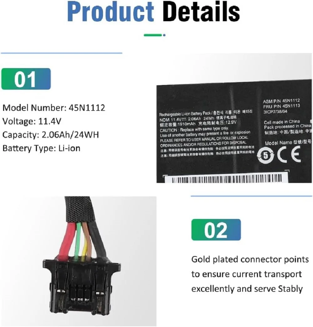 SKOWER 45N1112 batería para Lenovo ThinkPad X240 X240S X250 X260 T440 T440s T450 T450S T460 T550 W550 L450 A275 45N1128 45N1125 - imagen 2