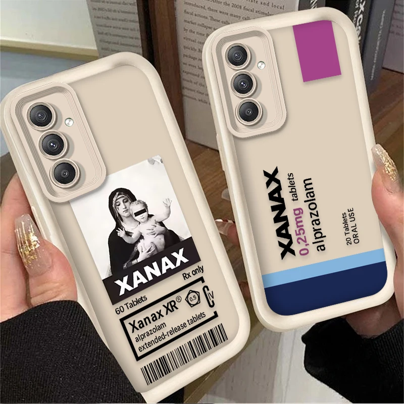 XANAX-funda blanda para Samsung Galaxy A54 A05S A05 A34 A24 A14 A53 A33 A23 A13 A52 A52S A32 A22 A12 A71 A51 A31