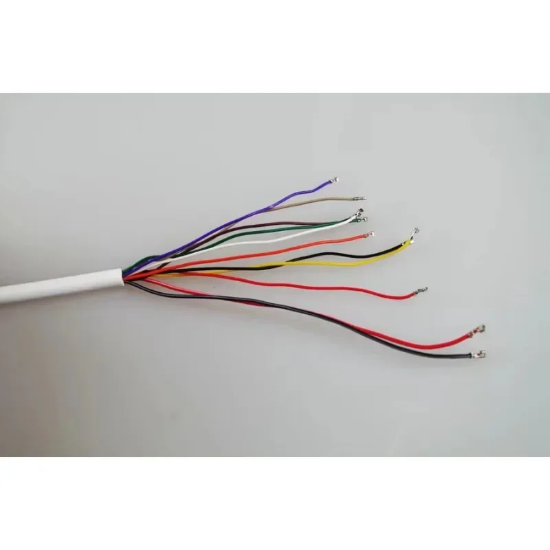 CCTV POE cámara de red IP módulo PCB cable de alimentación de vídeo con conectores hembra RJ45 de 11 núcleos con terminales, cable impermeable - imagen 3