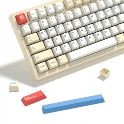 KBDiy GMK Soyamilk Keycaps PBT Cherry para Teclado Mecánico