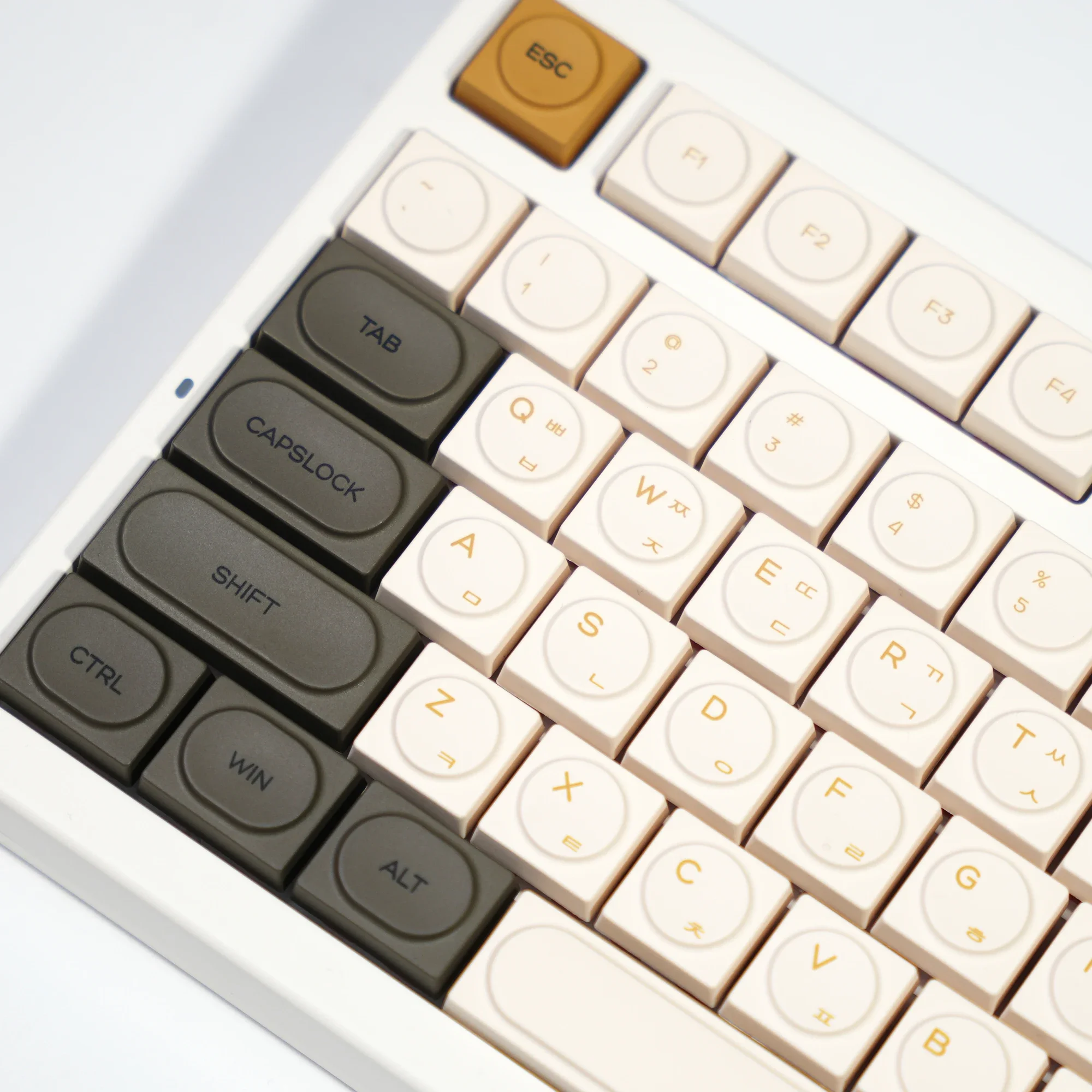 KBDiy-Juego de teclas coreanas brillantes, 138 teclas, perfil de cereza personalizado, teclas Retro PBT para teclado mecánico, interruptores MX DIY - imagen 4