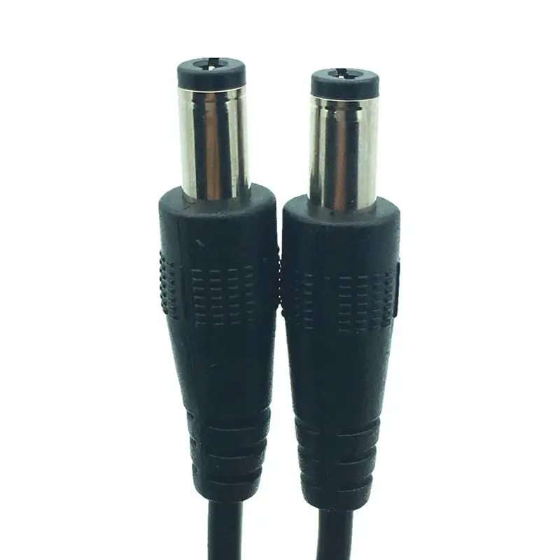 Codo DC5.5 * 2,1 mm macho a macho línea de alimentación CC, línea de alimentación de monitoreo macho dual de CC atrevida 0,3 M 0,5 M 1,5 M 2 M - imagen 2