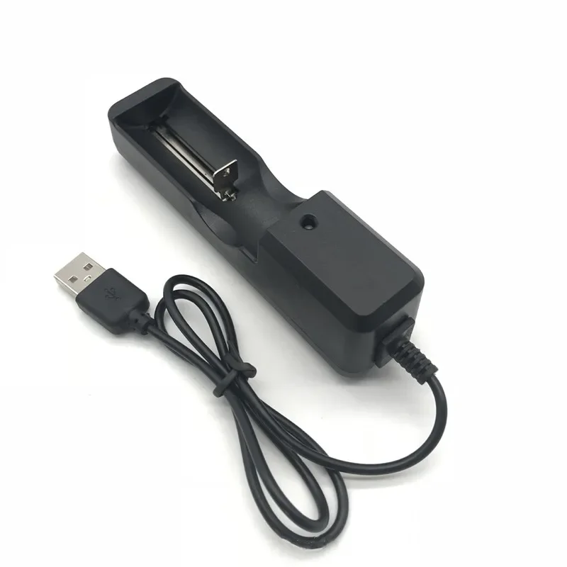 Cargador de batería de litio recargable, Cargador USB para 18650, 18650, 26650, 16340, 14500, 18500, 1 ranura - imagen 3