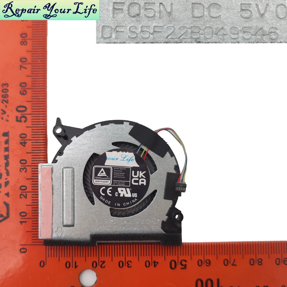 Piezas de PC de consola portátil con ventilador de refrigeración para Asus Rog Ally RC71L 2023 13NR0GY0M01011 13NR0GY0M02011 6033B 0124601   6033B 0124501   Nuevo - imagen 3