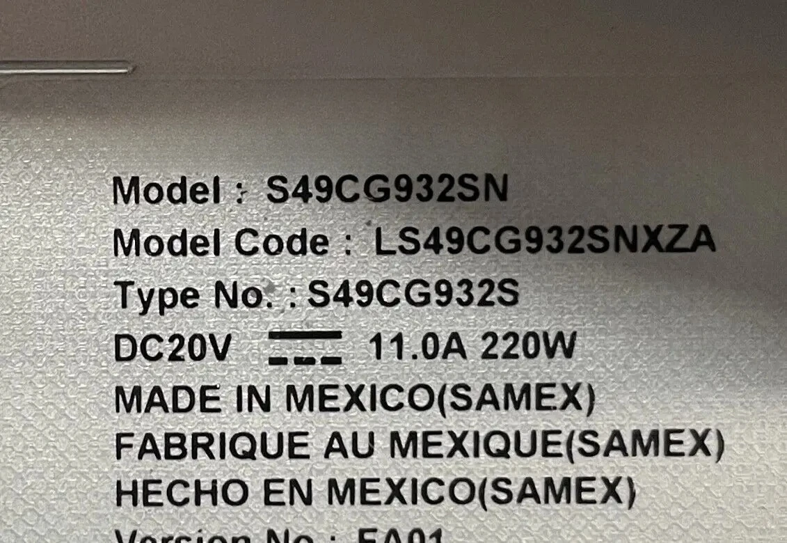 Nueva pantalla OLED Odyssey G9 LS49CG930SNXZA LS49CG930SIXCI LS49CG932SNXZA LS49CG934SNXZA G95SC G93SC VESA adaptador de montaje en pared - imagen 5