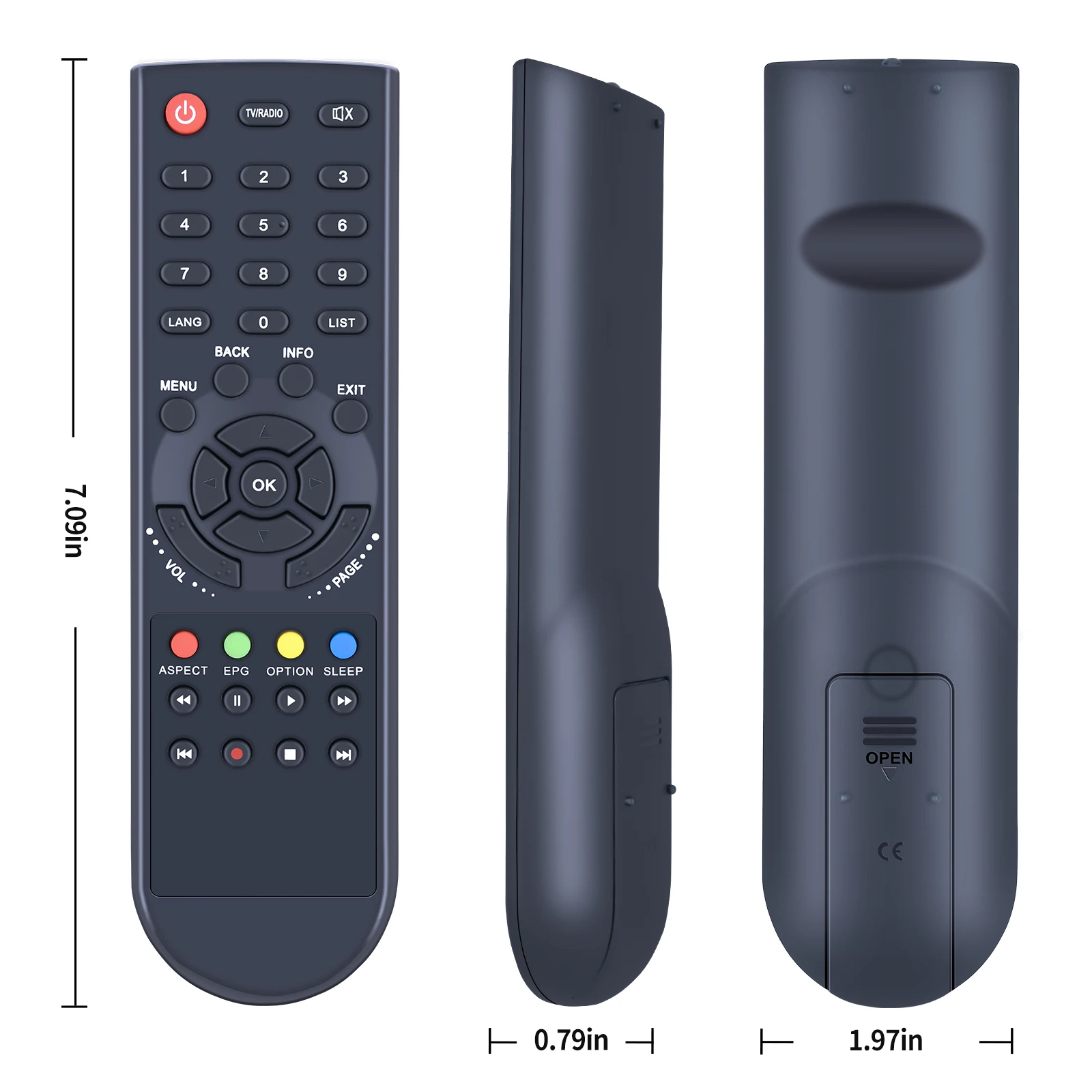 Nuevo Control remoto para receptor de satélite OpenBox S3 micro HD DVB-S/S2 - imagen 5