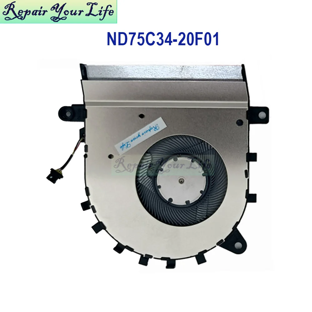 Ventilador de refrigeración para ordenador portátil, radiador para ASUS UX562, Q508, ZenBook Flip 15, UX562F, UX562FA, Q508U, ND75C34-20F01 - imagen 3