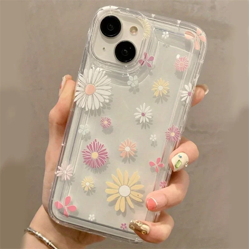 Funda de teléfono bonita cereza y Margarita para iPhone 16 15 14 13 12 11 Pro Max X XR 7 8 Plus funda de silicona transparente a prueba de golpes - imagen 4