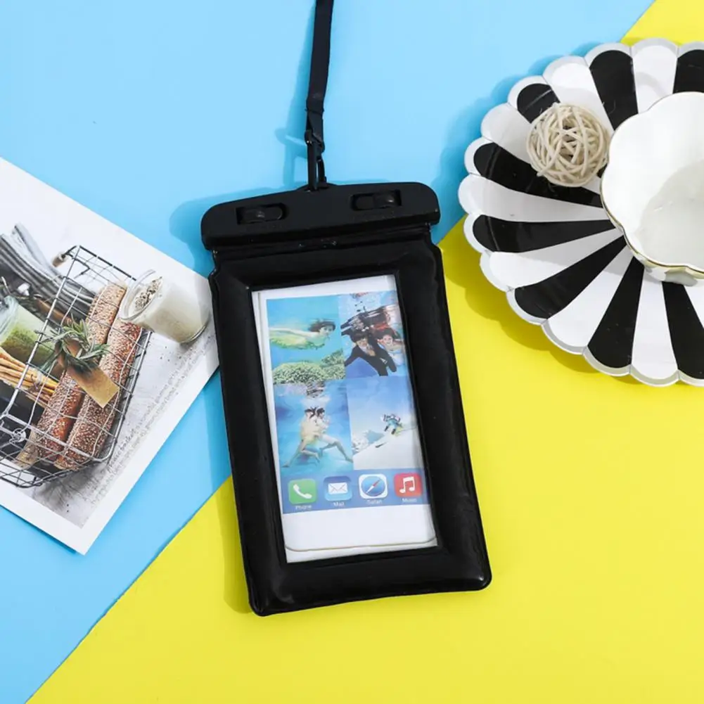 Bolsa seca para teléfono, bolsa impermeable ligera, resistente al desgaste, transparente, Protector de bolsa para teléfono móvil - imagen 5