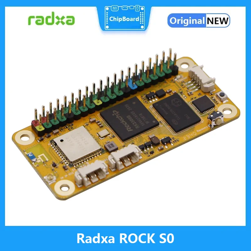 Placa Radxa ROCK S0 Rockchip RK3308B SOC Quad-Core A-RM Cortex-A35 WiFi4 y BT5 con BLE opcional eMMC integrado - imagen 2
