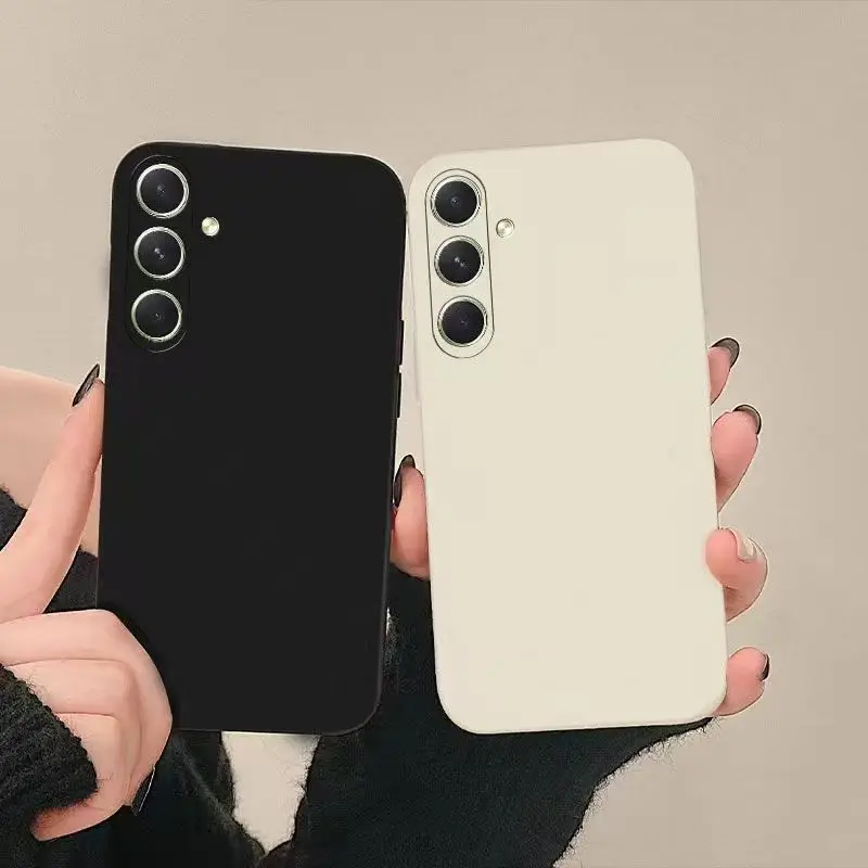 Funda cuadrada de silicona mate para Samsung Galaxy A14 A24 A34 A54 A04 A04E A04S A05 A05S A15 A25 A35 A55 A06 A16 A26 A36 A56 - imagen 2