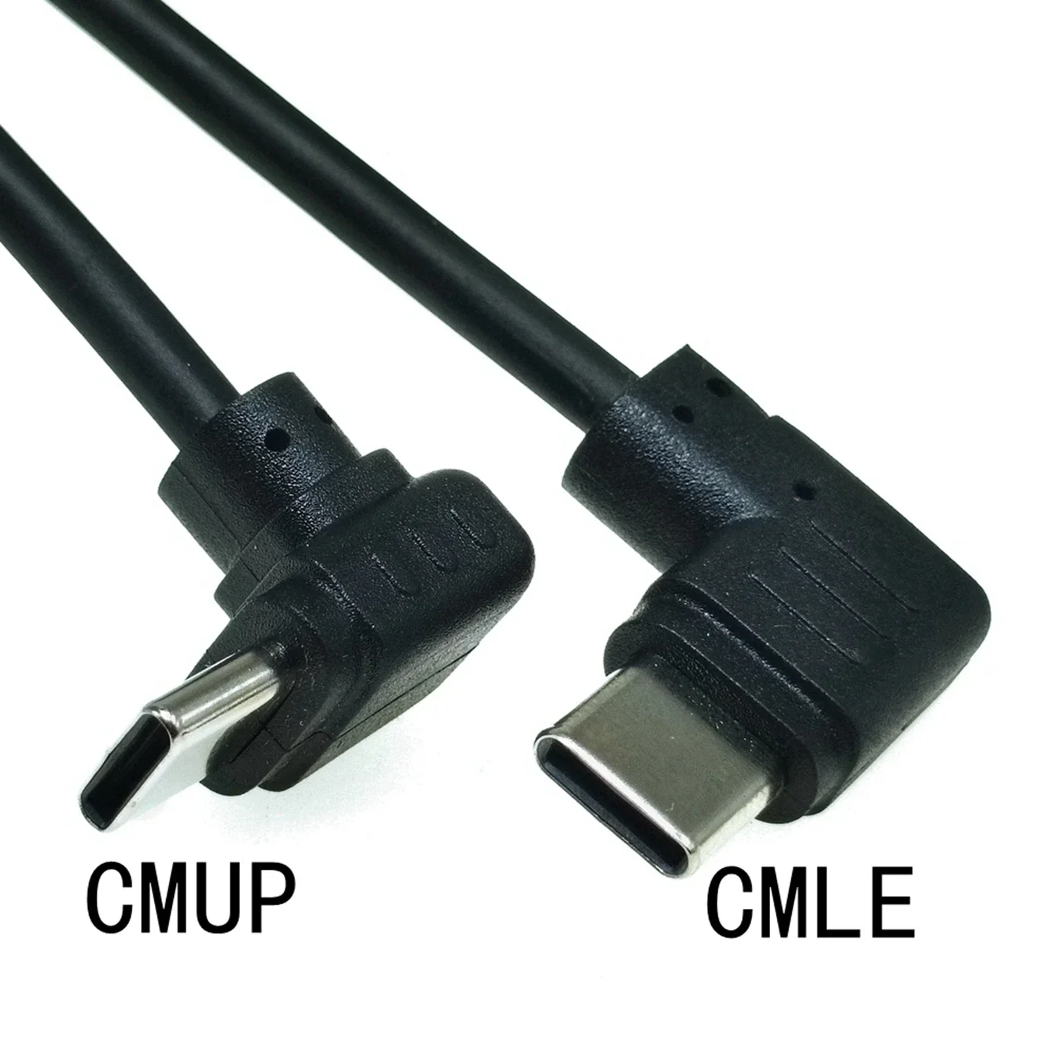 Cable de datos USB tipo C, cable de 90 grados, ángulo métrico de 90 grados a USB 2.0,/0,25/0,5/1 metro, izquierda, derecha, arriba y abajo, USB-C