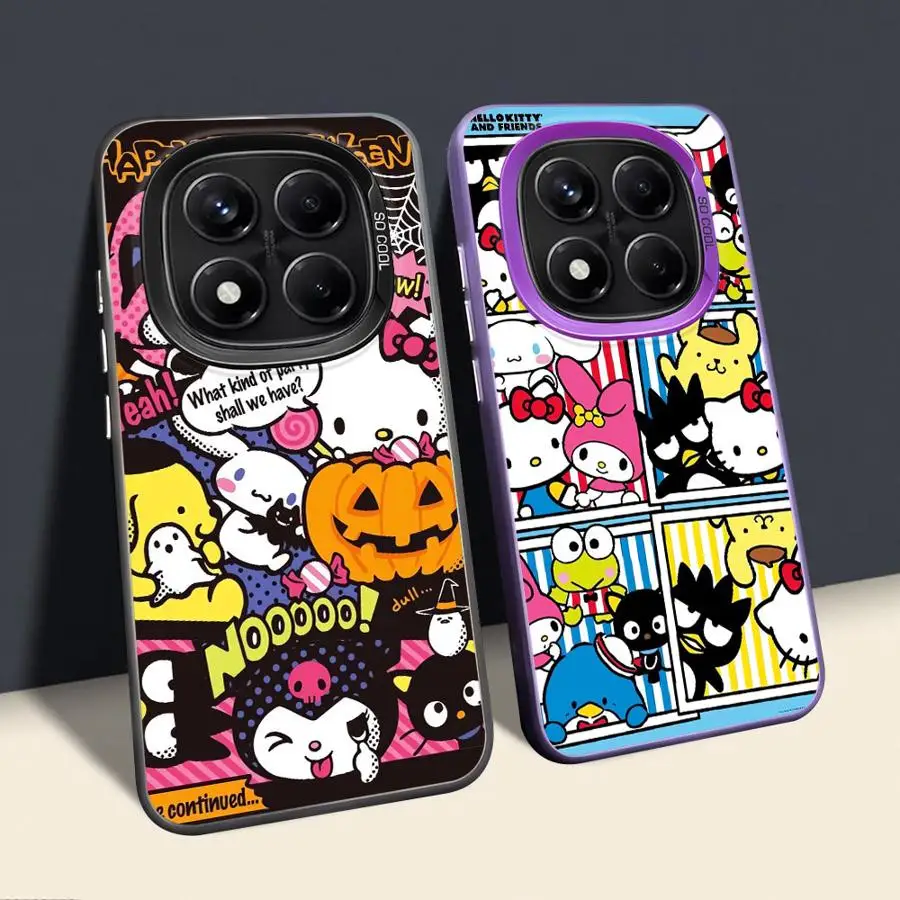 Funda trasera de teléfono para Xiaomi Redmi Note 13 12 11 10Lite 9s 14 Pro Plus 12s 10s 11s Sanrio Halloween
