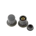 grey knob 4mm 10pcs