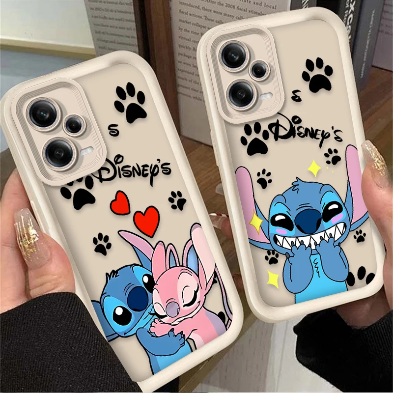 Funda de Ángel de punto bonito de Disney para Xiaomi Redmi Note 13 14 12 11 Pro Plus 5G 14S 12S 11S 10S 10 9 Redmi 14C 13C 12C 12 4G - imagen 2